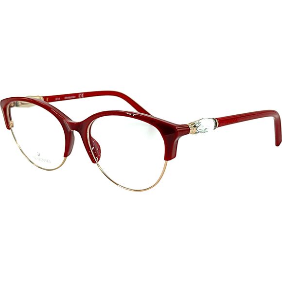 Swarovski SK5338 Womens Metal Eyeglass Frame 028 Shiny Rose Gold 53-16 - Picture 1 of 5